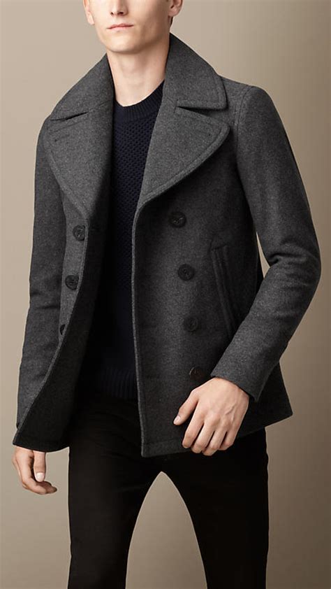 burberry peacoat ebay|Burberry men's cashmere overcoat.